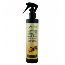 Jena Сыворотка для волос с кератином и аргановым маслом 250 мл / Jena Keratin & Argan Oil Hair Serum 250 ml
