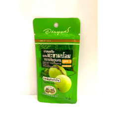 Травяные шарики от кашля, ангины и боли в горле Abhaibhubejhr 40 шт / Abhaibhubejhr Pom Healthy Cough Drop 40 pcs