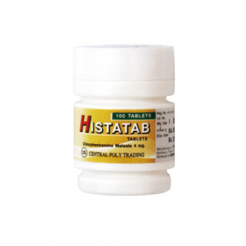 Средство от аллергии Histatab 100 табл. / Histatab Chlorpheniramine Maleate 4 mg. 100 tabl