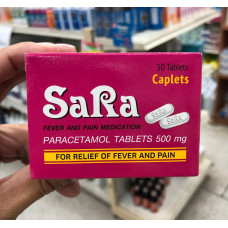 Парацетамол SARA, упаковка 10 таб× 7шт / Paracetamol Sara set 10 tab × 7pcs