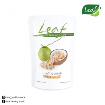 Кокосовая стружка листовая 40 г / Leaf Coconut Chips 40g