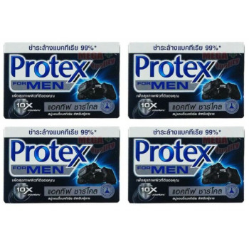 Активный уголь Protex For Men 65г x 4шт / Protex For Men Active Charcoal 65g x 4pcs