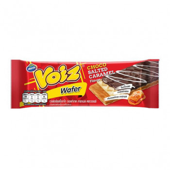 Voiz Вафли Choco Salted Caramel Flavour 18г x 9шт/ Voiz Wafer Choco Salted Caramel Flavor 18g x 9pcs