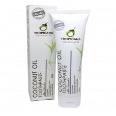 Натуральная зубная паста Tropicana 100 гр / Tropicana Coconut Oil Toothpaste 100g