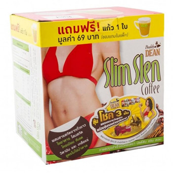 Кофе для похудения SLIM SLEN, 110 гр (10 пакетиков по 11 гр) / Buddy Dean Slim Slen Cottee 11g x 10 pcs