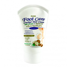 FOOT CARE Cracked Heel Cream, ISME (Крем для ног с маслом кокоса и миндаля, ИСМЕ), 80 г. / ISME FOOT CARE CRACKED HEEL CREAM 80 G