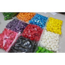 Шёлковые коконы, 100 штук. / Silk Cocoon covered by soap, different kinds, 100 pieces in one pack.