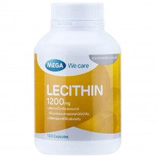 Mega We Care Лецитин 1200 мг 100 капсул / Mega We Care Lecithin 1200mg 100 Capsules