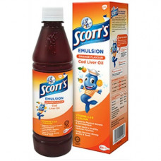 Сироп с витаминами для детей 200 ml / Scotts Emulsion Orange Flavor Cod Liver Oil 200 ml.