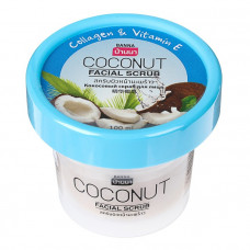Тайский скраб для лица Кокос Banna 100 мл/Coconut facial scrub banna, 100 ml