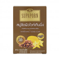 Натуральное отбеливающее мыло скраб охлаждающее 100 гр / Supaporn Whitening body Scrub (Cool) 100 g