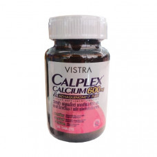 Кальций Vistra Calplex 600 мг 30 таблеток / Vistra Calplex Calcium 600mg 30 Tablets