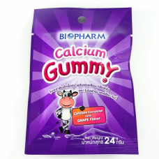 Детские витаминные конфетки КАЛЬЦИЙ Gummy Biofarm 24 гр / Biofarm Calcium Gummy for Children 24 gr