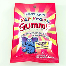 Детские витаминные конфетки Мультивитамины Gummy Biofarm 24 гр / Biofarm Multivitamin Gummy for Children 24 gr