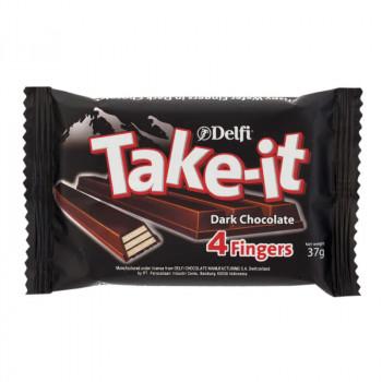 Delfi Take-It Темный шоколад 35г / Delfi Take-It Dark Chocolate 35g