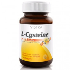 Витаминные таблетки с Цистеином и биотином 30 таблеток / L Cysteine plus biotin 30 tablets