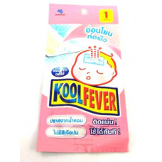 Жаропонижающие гелевые подушечки для младенцев KOOLFEVER 1 шт / KOOLFEVER For Baby 1 sheets