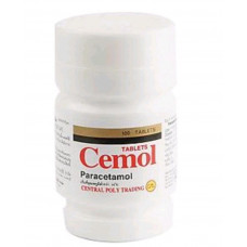 Парацетамол Cemol 500 мг, 100 таблеток / Cemol Paracetamol 500mg, 100 tablets