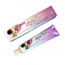 Травяная зубная паста с экстрактом мангостина 100 гр /Pathom Asok Herbal Toothpaste mangosteen 100g
