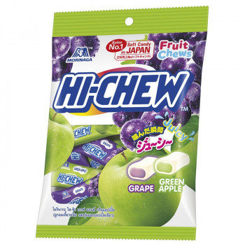Hi Chaw Фруктовый Chewy Grape Green Apple 100гр / Hi Chaw Fruit Chewy Grape Green Apple 100g