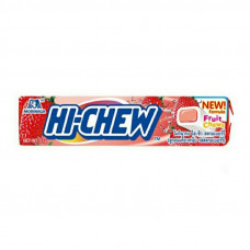 Жевательные фруктовые конфеты Hi-Chew Strawberry 57г / Hi-Chew Strawberry Chewy Fruit Candy 57g