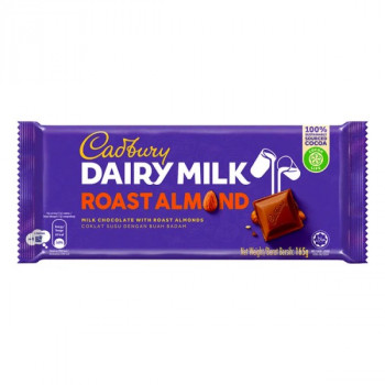 Молочный шоколад с жареным миндалем 90г / Dairy Milk Roast Almond Chocolate 90g