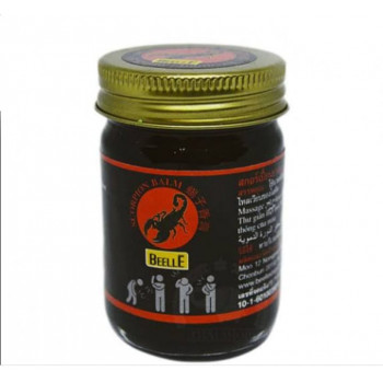 Черный тайский бальзам Скорпион Beelle 100 мл / Scorpion Balm BEELLE 100 ml