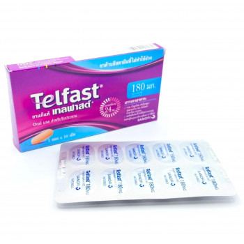 Средство от аллергии Телфаст 180 мг ,10 таб/ Telfast 180 mg, 10 tab