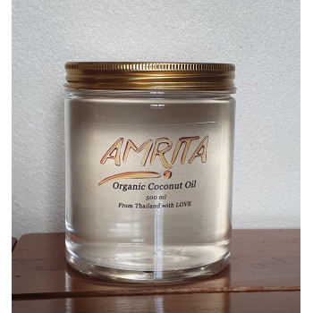 Натуральное кокосовое масло Amrita 500 мл / Amrita Virgin coconut oil 500 ml