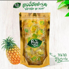 Тайские конфеты желе со вкусом ананаса 250 гр / Candy Jelly punapple Fruit To Go 250 gr