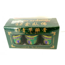 Зеленый бальзам долгого действия Phoyok Thai Herbal 3*15 гр / Long-lasting green balm Phoyok Thai Herbal set 3*15 g