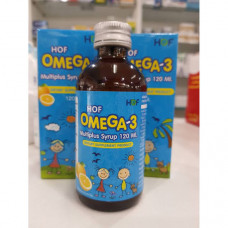 Мультивитаминный сироп для детей Hof Омега-3, 120 мл / HOF Omega-3 Multiplus Syrup, 120ml