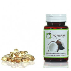 Натуральное Кокосовое Масло Tropicana в капсулах, 60 капсул / Tropicana oil, 60 caps