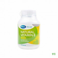 Mega We Care натуральный витамин Е 400 30 капсул / Mega We Care Natural Vitamin E 400 30 capsules