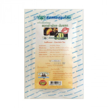 Сафлор с гарцинией фиточай Thanyaporn, 20 пакетиков по 1,5 гр / Safflower & Garcinia Tea Thanyaporn Herbs brand, 20 pc ×1,5 gr