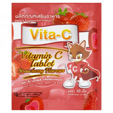 Vita-C Витамин С Клубника 30 таблеток / Vita-C Vitamin С Strawberry 30 tablets