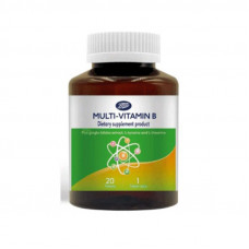 Boots Multi-Vitamin B Пищевая добавка 25 г. Бутылка 20 таблеток. / Boots Multi-Vitamin B 25g 20 tablets.