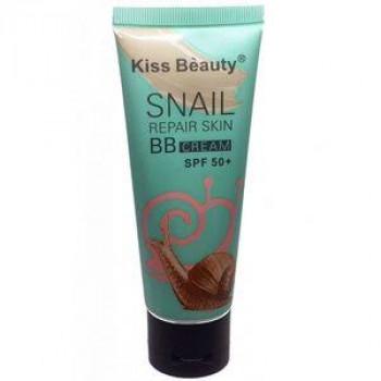 Улиточный ВВ крем для лица Kiss Beauty, 50 мл / Kiss Beauty Foundation Snail repair skin BB cream SPF 50+, 50 ml