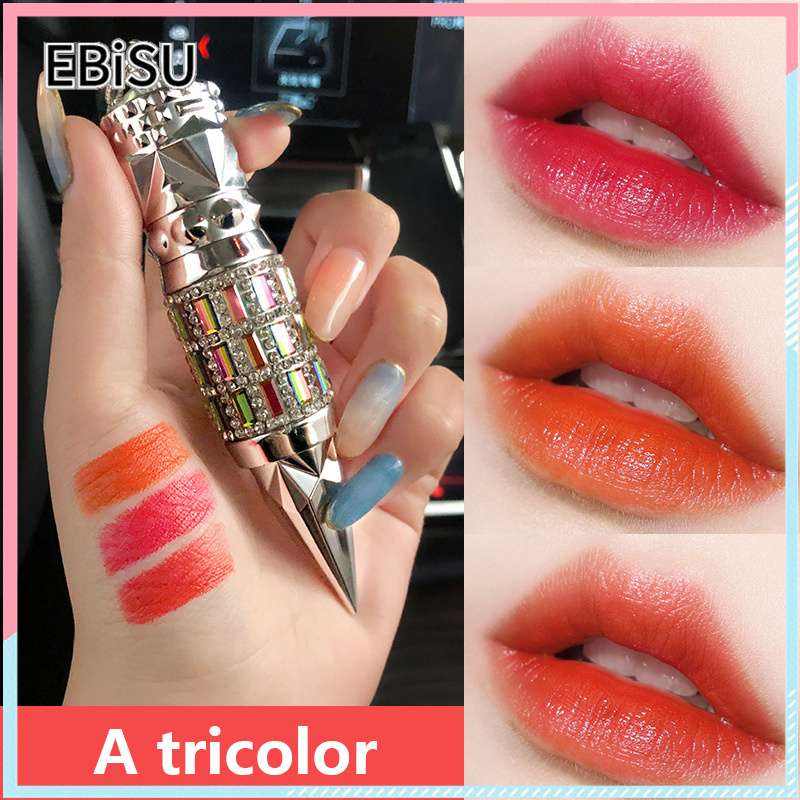 Трехцветная губная помада EBiSU 1PC Queen Scepter Tricolor Lipstick