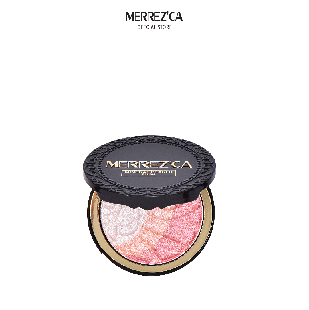 MERREZ'CA Mineral Pearls Blush, румяна, которые придают лицу смелый цвет и объем.