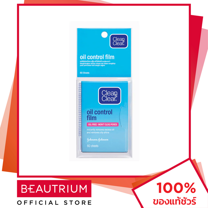 CLEAN & CLEAR Масляная пленка 60шт BEAUTRIUM BEAUTRIUM CLEAR & CLEAR