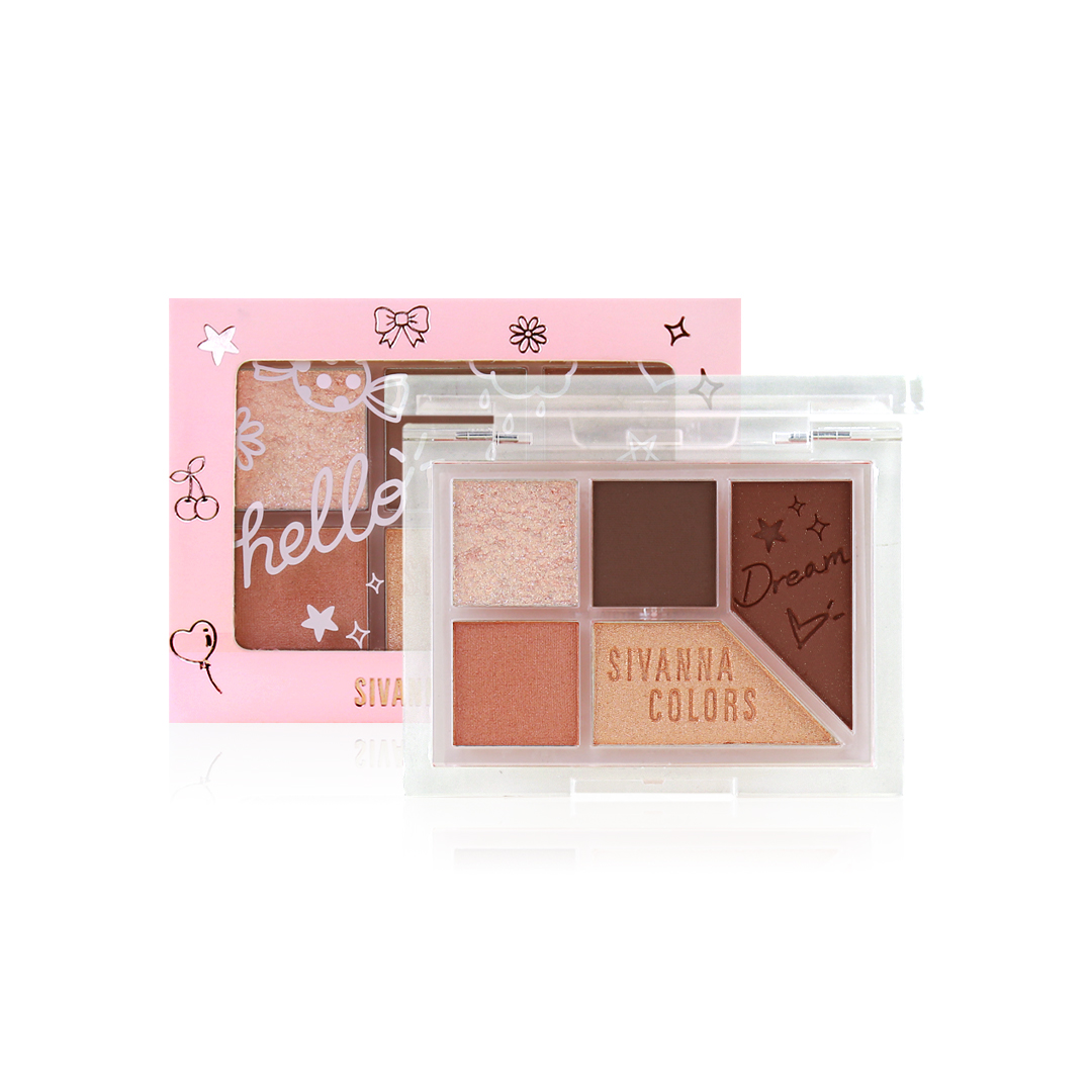 SIVANNA CRYSTAL EYESHADOW PALETTE (HF5081) : SIVANNA CRYSTAL EYESHADOW PALETTE x 1 шт. abcmall