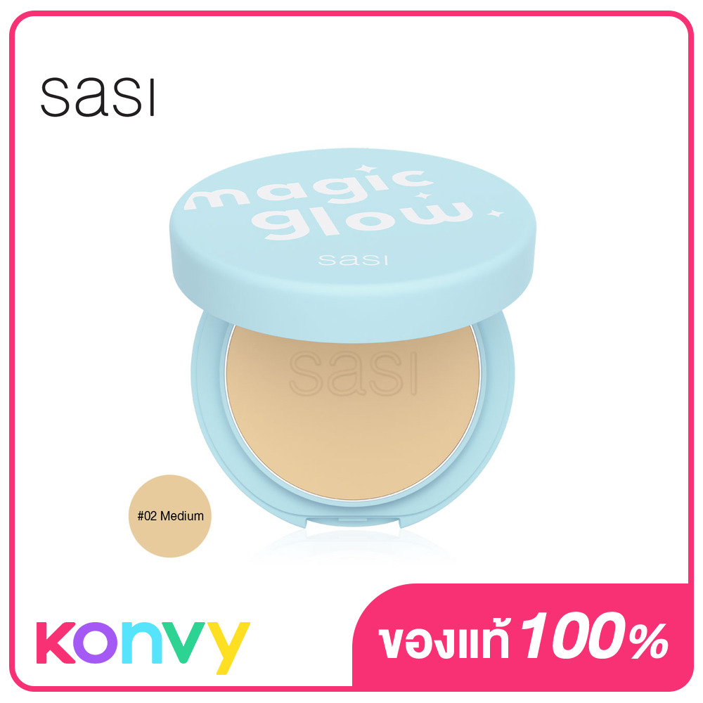 sasi Magic Glow Foundation Powder Magic Glow Foundation Powder 8,5 г #02 Средний