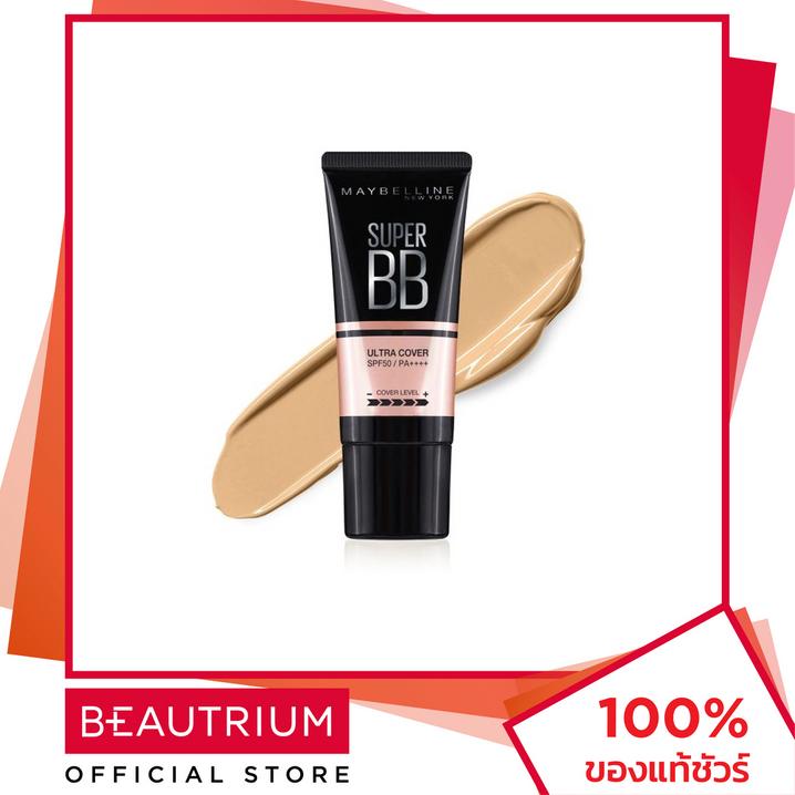 MAYBELLINE NEW YORK Super BB Ultra Cover SPF50 PA++++ BB крем 30 мл BEAUTRIUM Beautrium Maybelline New York