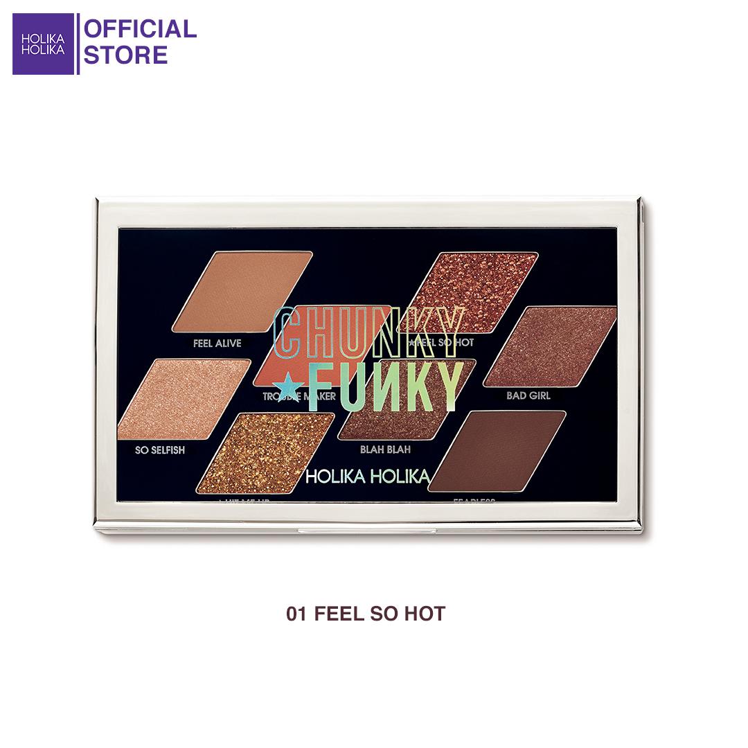 Палетка для теней Holika Holika Chunky Metal Shadow Palette 