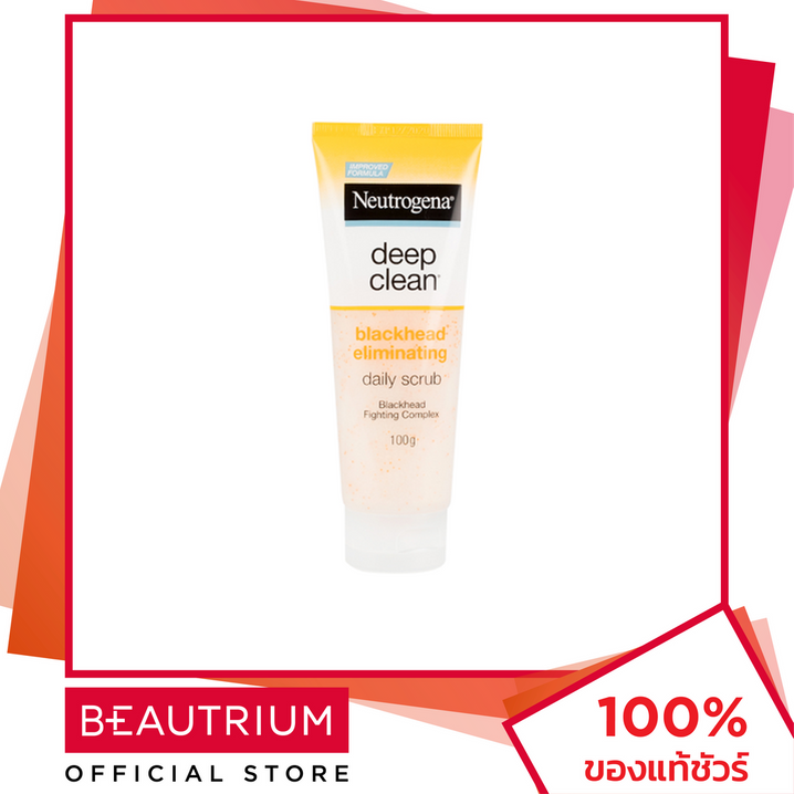 NEUTROGENA Deep Clean Ежедневный скраб-пена для лица против черных точек 100 г BEAUTRIUM Beautrium Neutrogena