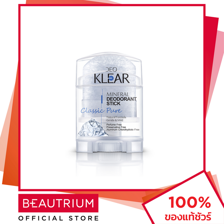 DEOKLEAR Минеральный дезодорант-карандаш Classic Pure Roll-On 70г BEAUTRIUM BEAUTRIUM