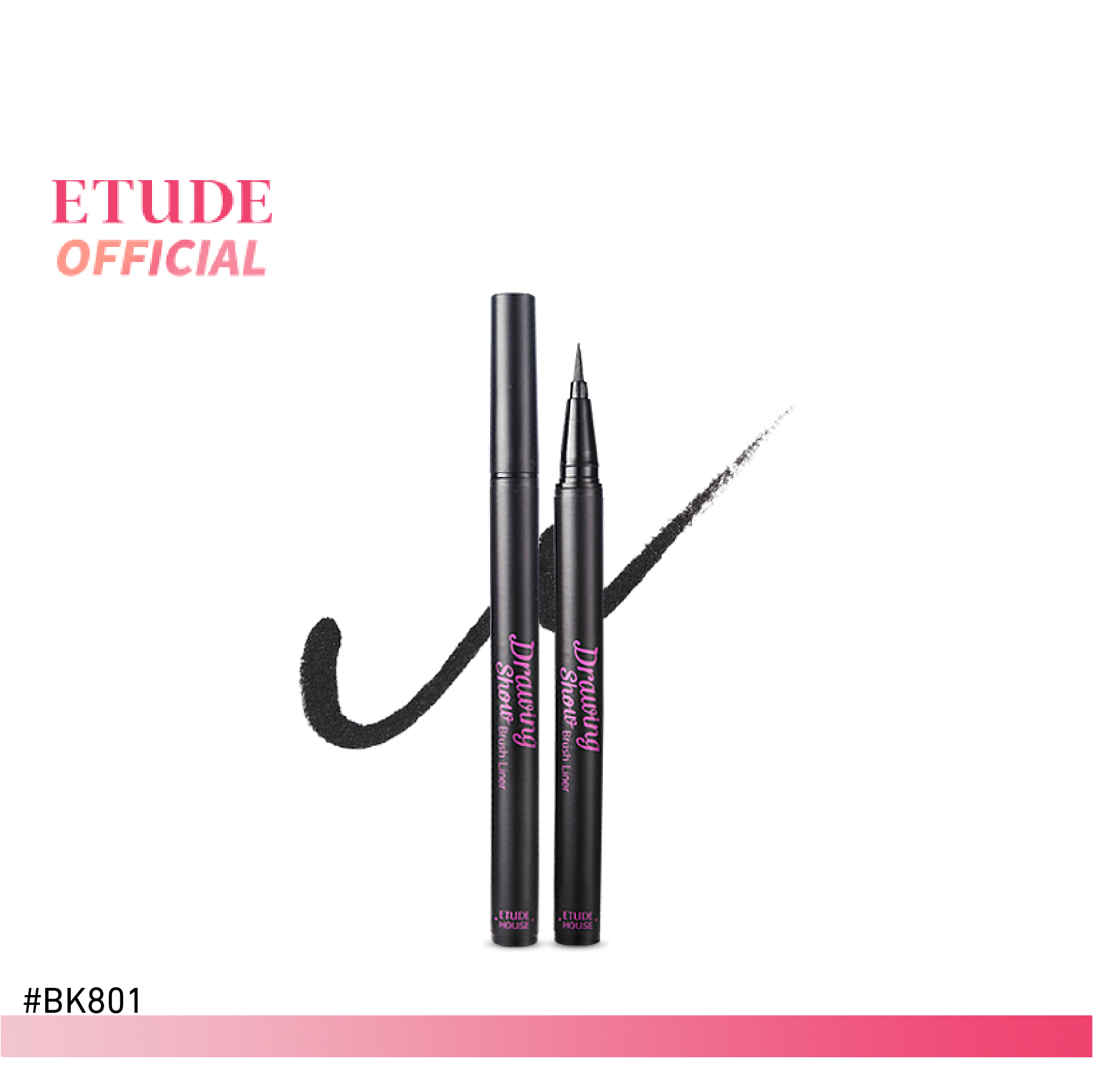 Волшебная подводка для глаз ETUDE Drawing Show Brush Liner (0,6 г) ETUDE 