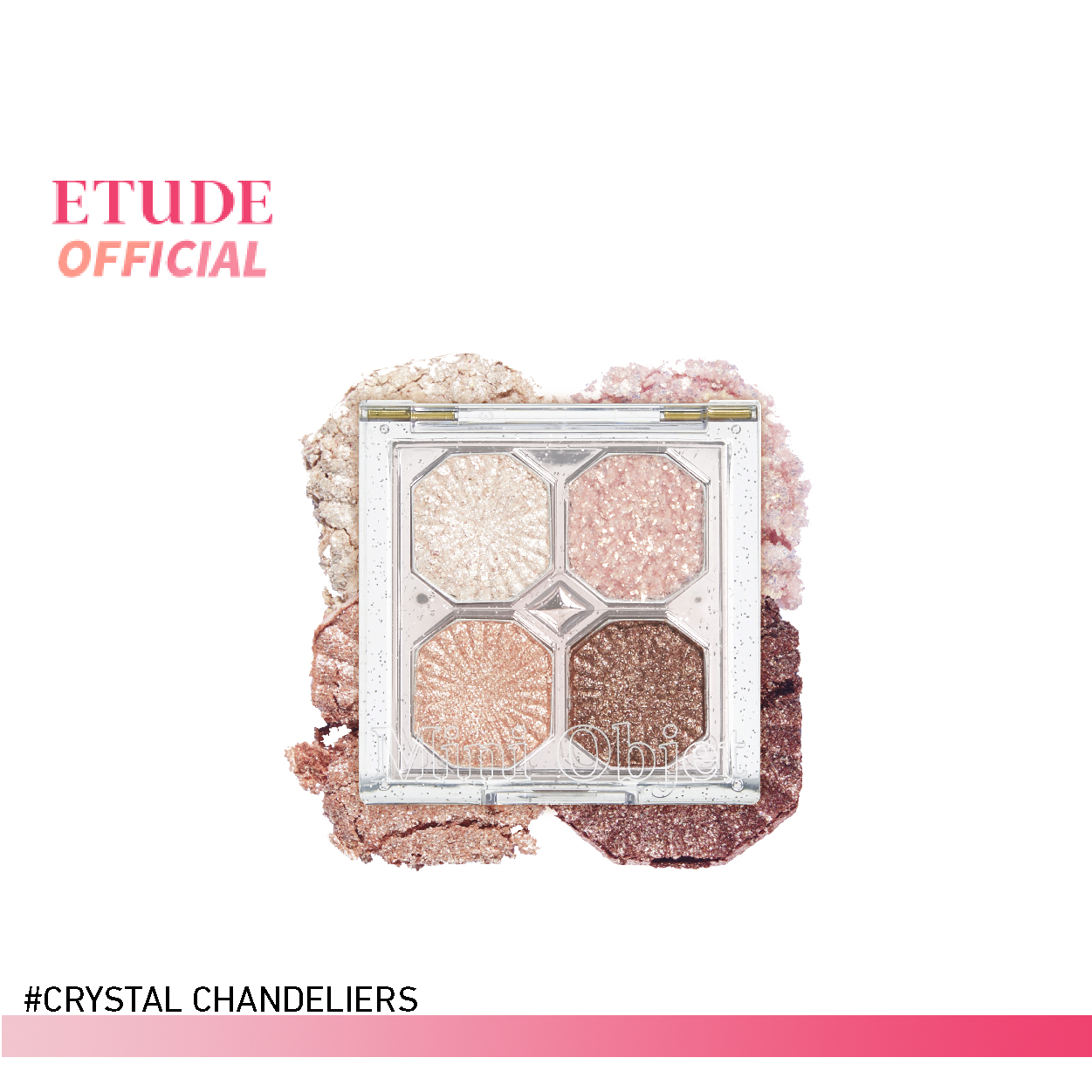 4 оттенка палитры теней для век ETUDE Play Color Eyes Mini Objet №1,2: 3,6 г / №3: 3,7 г / №4: 3,4 г) ETUDE 