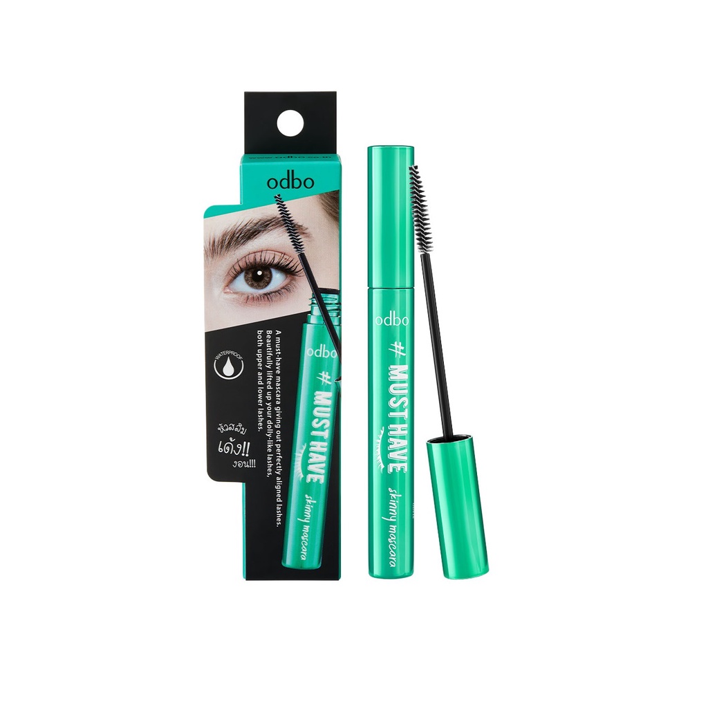 ODBO MUST HAVE SKINNY MASCARA (OD936) : ODBO MUST HAVE SKINNY Mascara, ресницы, зеленая тушь x 1 шт.